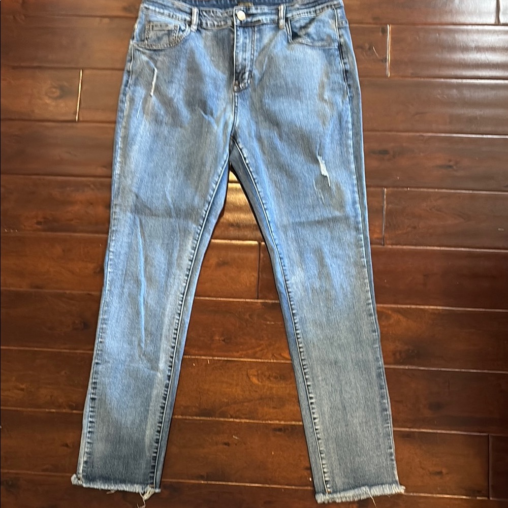 Coco + Carmen Blue Skinny Jeans